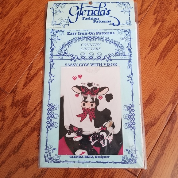 4 TRANSFERS Easy Iron on transfers pattern craft kits - Picture 4 of 8